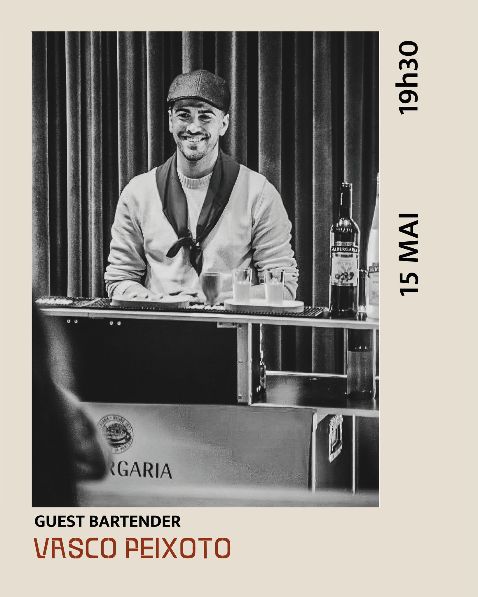 Lire la suite à propos de l’article GUEST BARTENDER <br>Vasco Peixoto